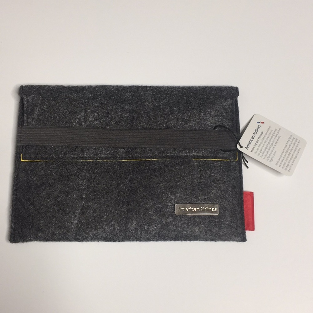 American Airlines Gray Pouch